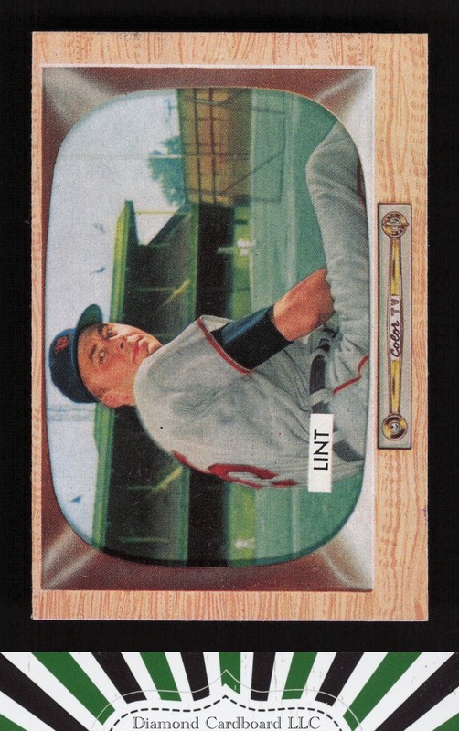 1955 Bowman #62 Royce Lint EX+, front