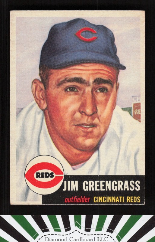 1953 Topps #209 Jim Greengrass VGEX+ j, front