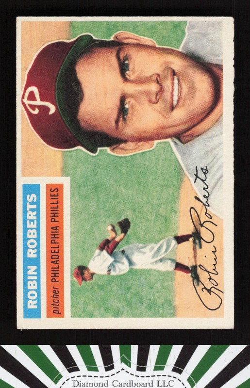 1956 Topps #180 Robin Roberts VGEX+ l, front