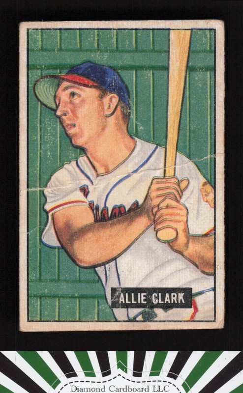 1951 Bowman #29 Allie Clark PR, front