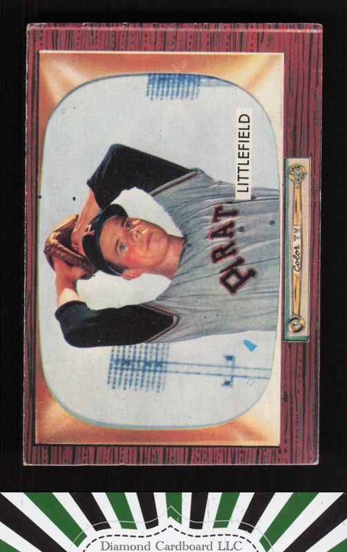 1955 Bowman #200 Dick Littlefield VG, front