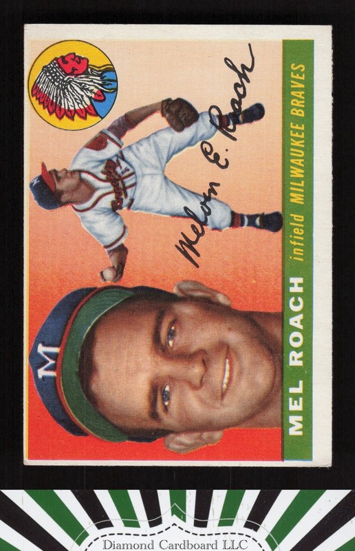 1955 Topps #117 Mel Roach VGEX c, front