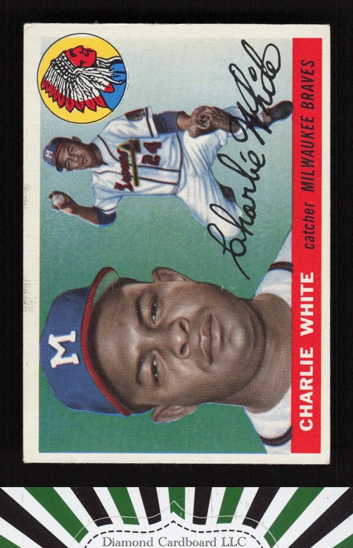 1955 Topps #103 Charlie White EX k, front