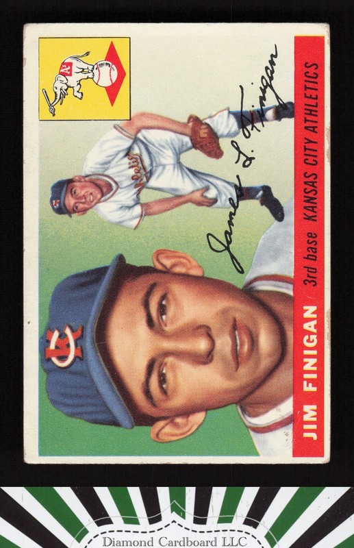 1955 Topps #14 Jim Finigan VG e, front