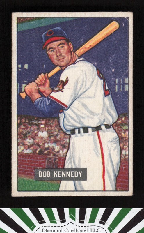 1951 Bowman #296 Bob Kennedy VG, front
