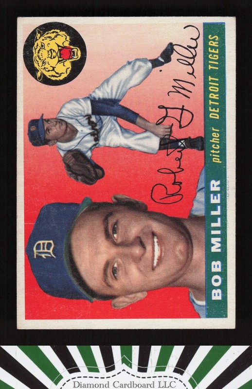 1955 Topps #9 Bob Miller VGEX+ f, front