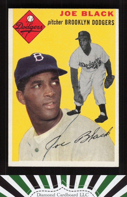 1954 Topps #98 Joe Black EX+ e, front