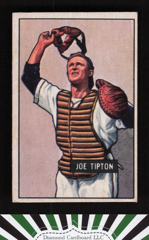 1951 Bowman #82 Joe Tipton VGEX, front
