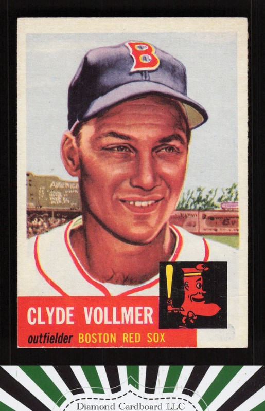1953 Topps #32 Clyde Vollmer VG+ [SHARP CARD] j, front
