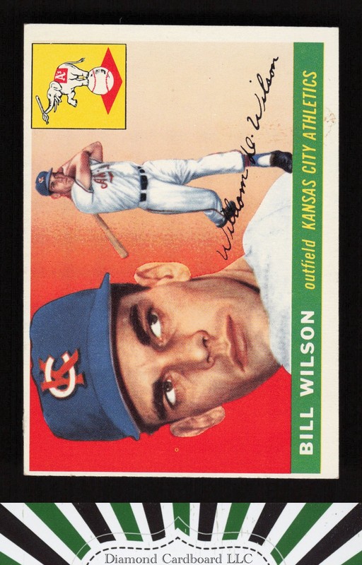 1955 Topps #86 Bill Wilson EX t, front
