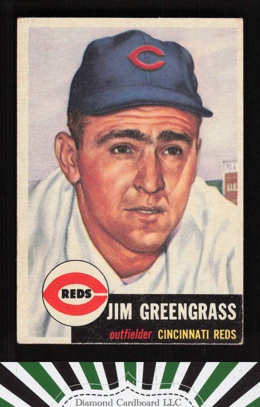 1953 Topps #209 Jim Greengrass VG a, front
