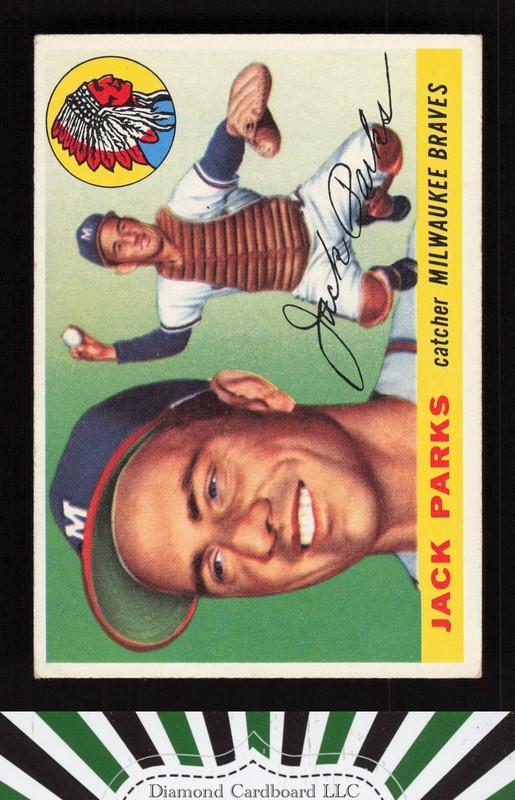 1955 Topps #23 Jack Parks VGEX+ e, front