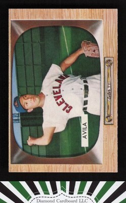 1955 Bowman #19 Bobby Avila NM, front