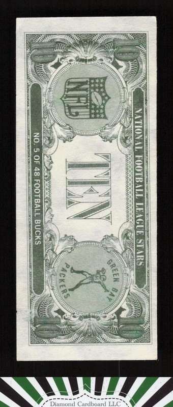 Topps Bucks #5 Paul Hornung, back