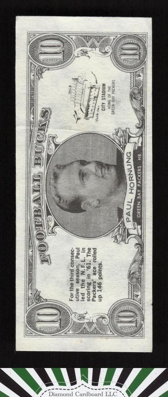 Topps Bucks #5 Paul Hornung, front