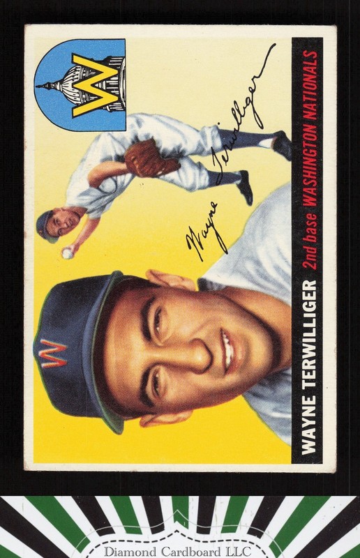 1955 Topps #34 Wayne Terwilliger VGEX c, front