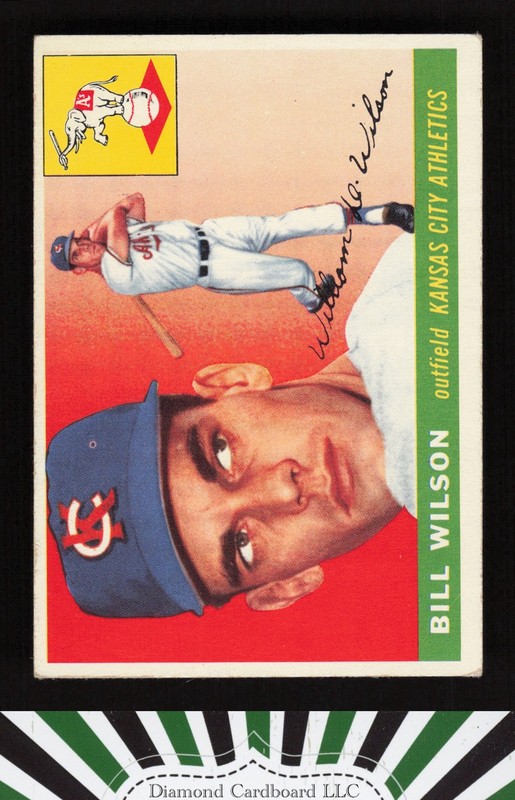 1955 Topps #86 Bill Wilson VGEX k, front