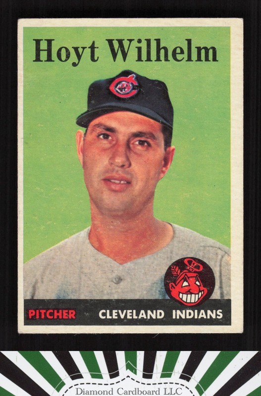 1958 Topps #324 Hoyt Wilhelm VG+ c, front