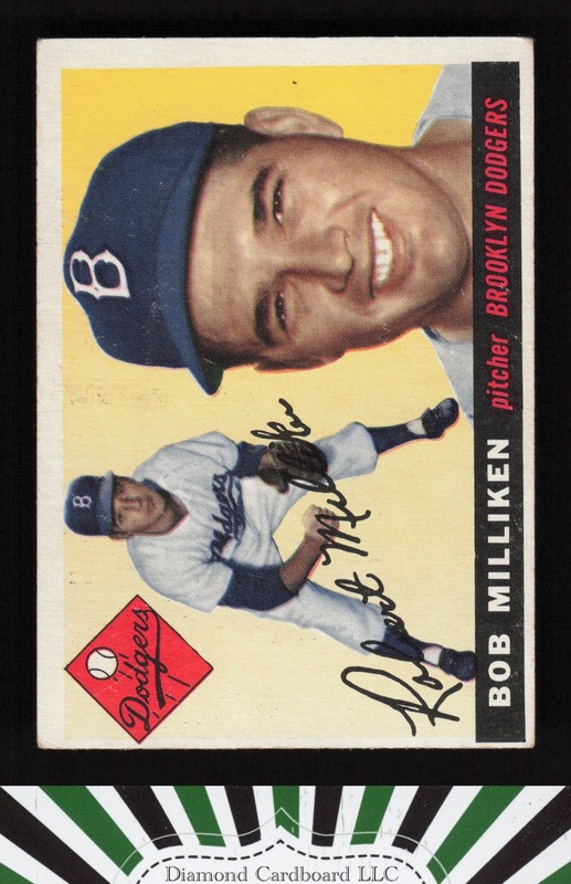 1955 Topps #111 Bob Milliken VGEX h, front