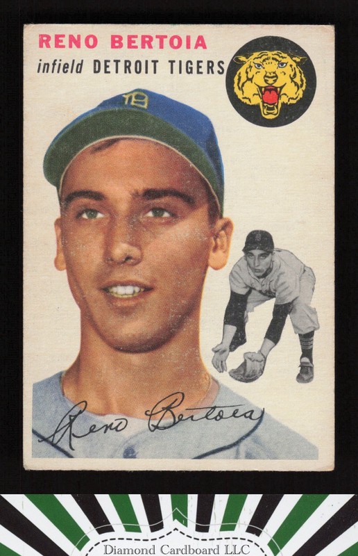 1954 Topps #131 Reno Bertoia VG c, front