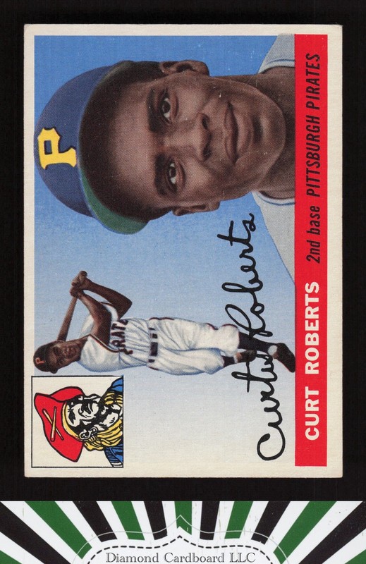1955 Topps #107 Curt Roberts VGEX c, front