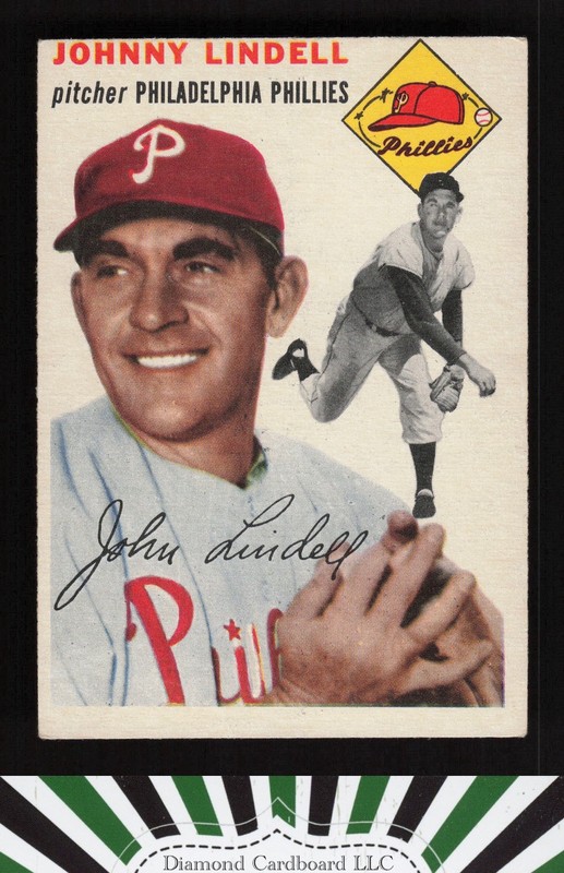 1954 Topps #51 Johnny Lindell VGEX+ j, front