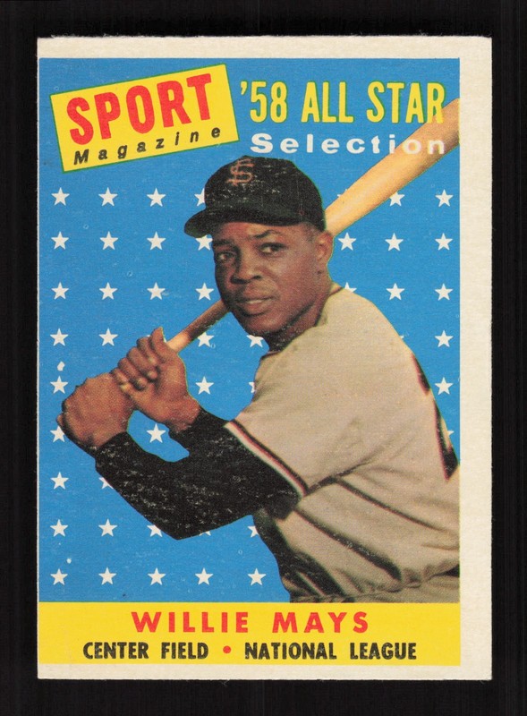 1958 Topps #486 Willie Mays NM (MC) d, front