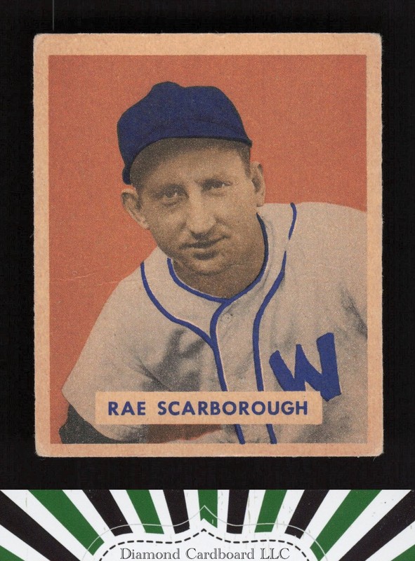 1949 Bowman #140 Rae Scarborough GD a, front