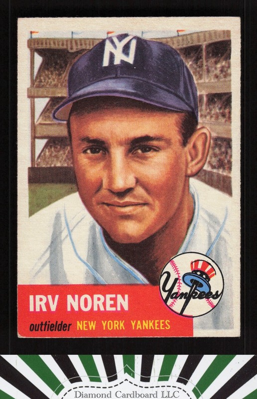 1953 Topps #35 Irv Noren VGEX+ c, front