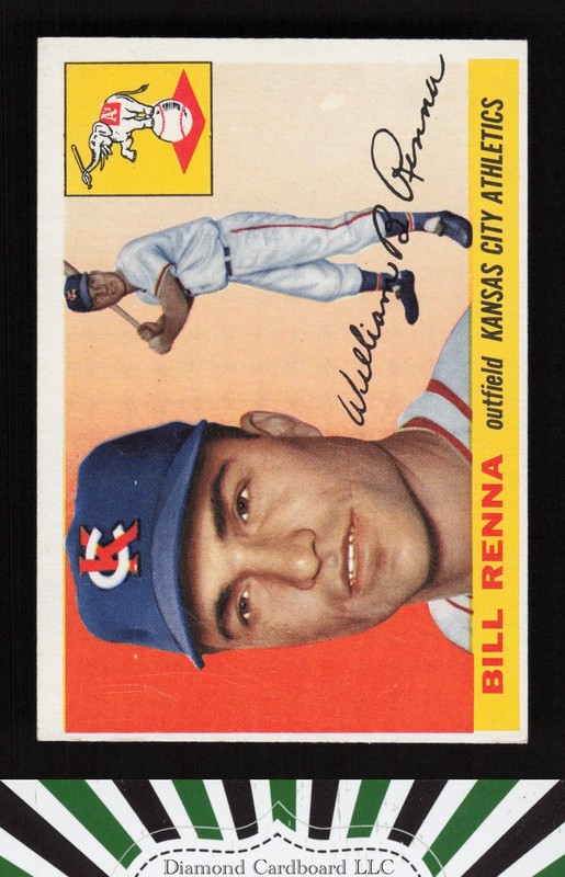 1955 Topps #121 Bill Renna GD c, front
