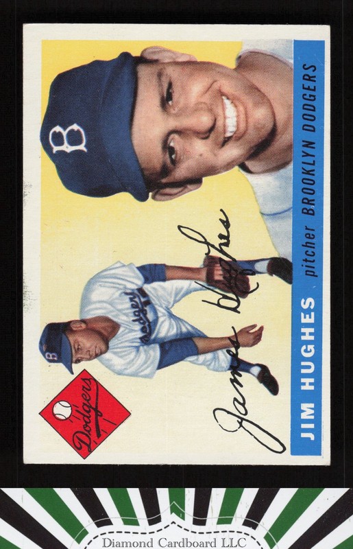 1955 Topps #51 Jim Hughes VGEX+ a, front