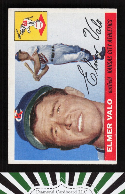 1955 Topps #145 Elmer Valo VGEX f, front