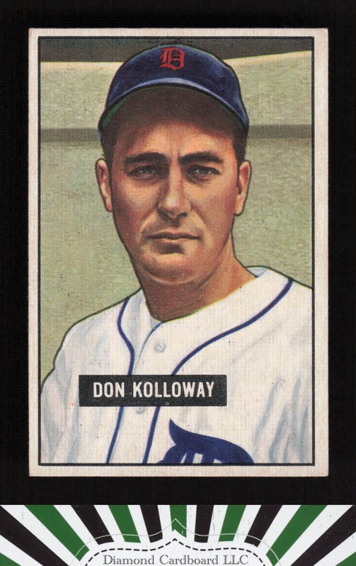 1951 Bowman #105 Don Kolloway EX, front