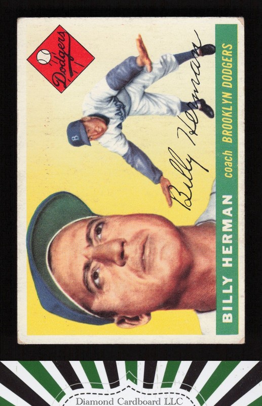 1955 Topps #19 Billy Herman VG [NICELY CENTERED] f, front