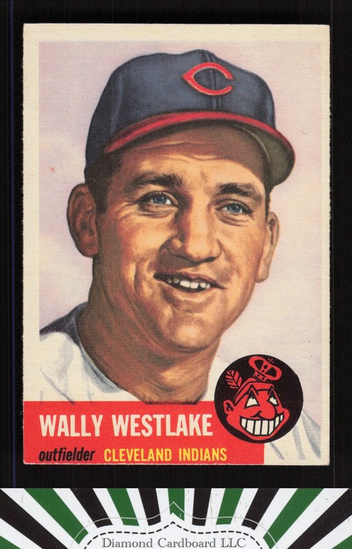 1953 Topps #192 Wally Westlake EX j, front