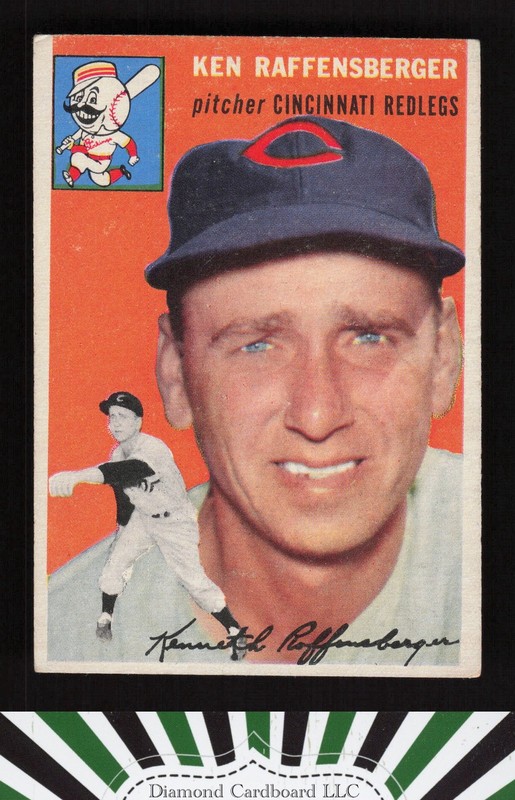 1954 Topps #46 Ken Raffensberger VGEX f, front