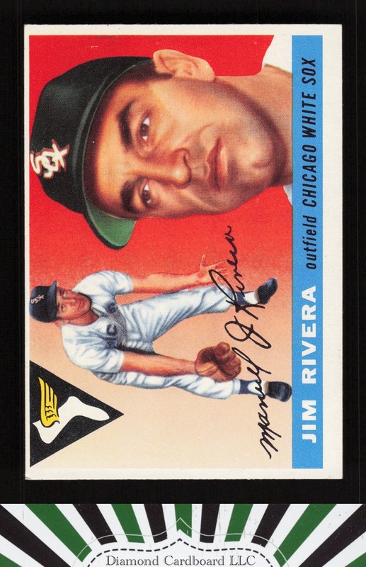 1955 Topps #58 Jim Rivera EX k, front