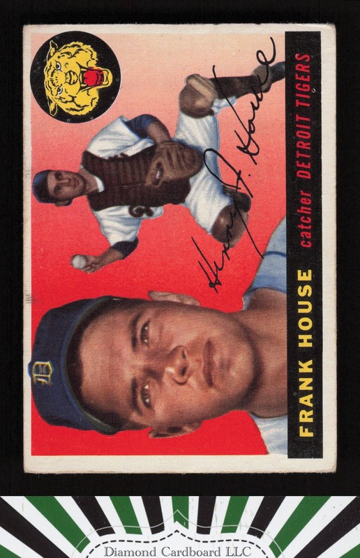 1955 Topps #87 Frank House VG f, front