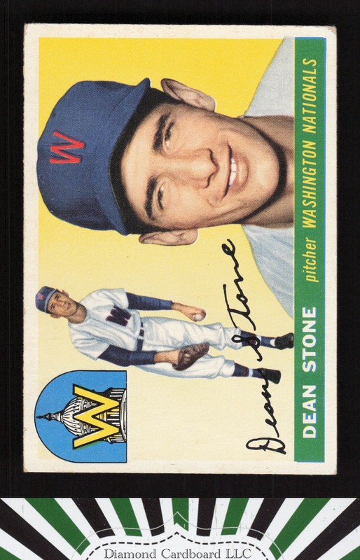 1955 Topps #60 Dean Stone VG+ [NICELY CENTERED] j, front