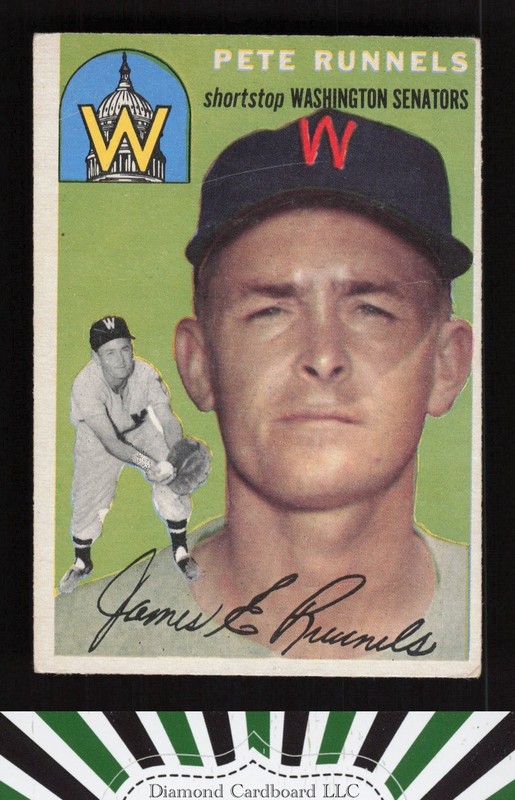 1954 Topps #6 Pete Runnels VG c, front