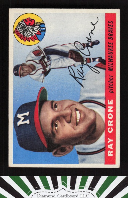1955 Topps #149 Ray Crone EX+ [NICELY CENTERED] k, front