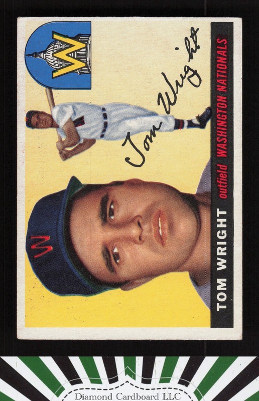 1955 Topps #141 Tom Wright VGEX+ d, front