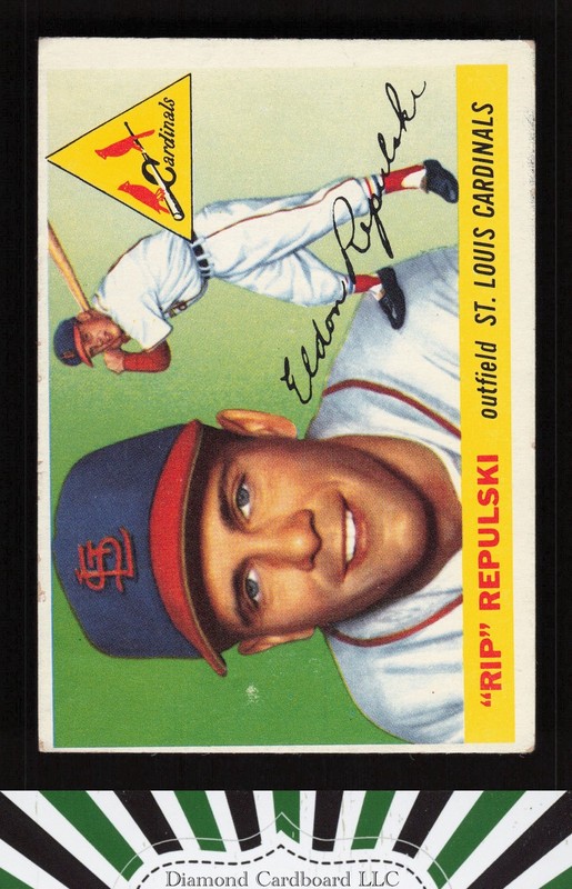 1955 Topps #55 Rip Repulski VG n, front