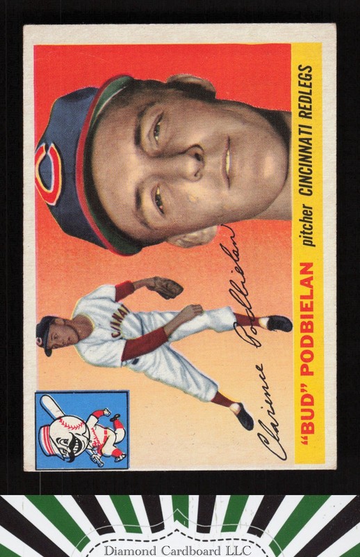 1955 Topps #153 Bud Podbielan VGEX e, front