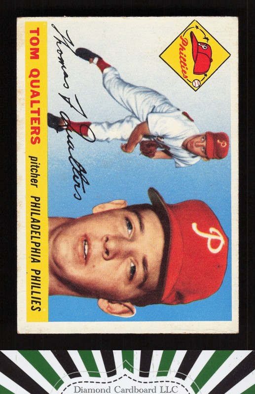 1955 Topps #33 Tom Qualters GD+ k, front