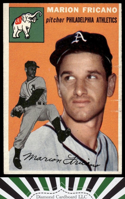 1954 Topps #124 Marion Fricano VG+ l, front