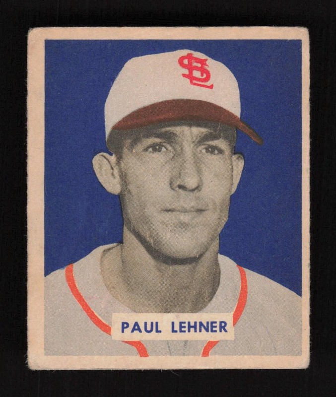 1949 Bowman #131 Paul Lehner VG, front