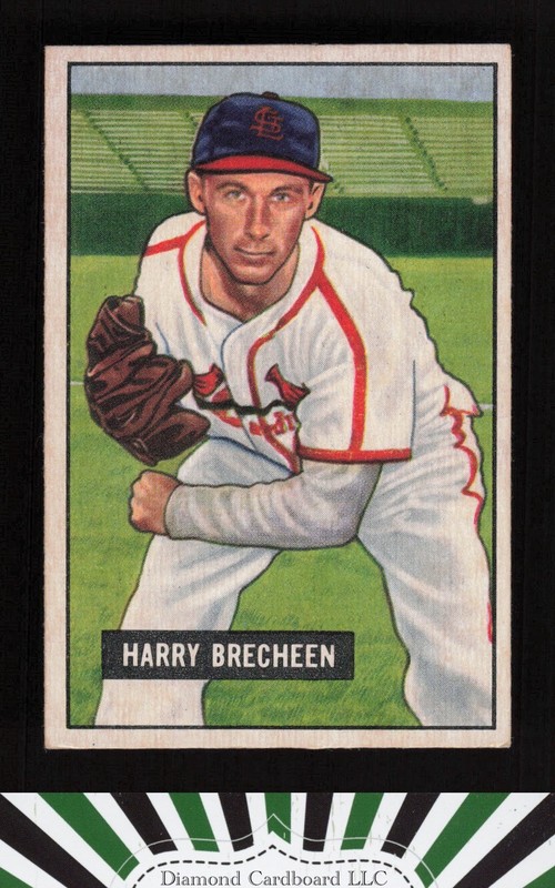 1951 Bowman #86 Harry Brecheen VGEX+, front