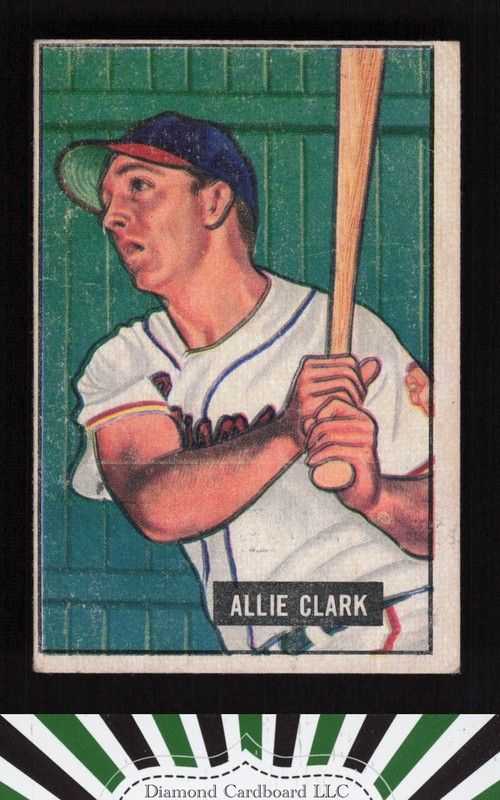 1951 Bowman #29 Allie Clark VG, front