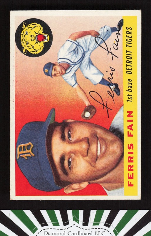 1955 Topps #11 Ferris Fain VGEX n, front